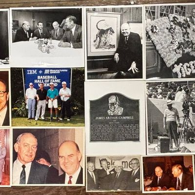 Lot 19 Jim Campbell Detroit Tigers GM 8x10 PHOTOS