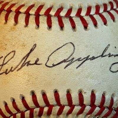 Luke Appling Single Signed Rawlings ONL Baseball