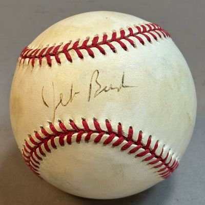 Jeb Bush Rawlings ONL White Signed Baseball