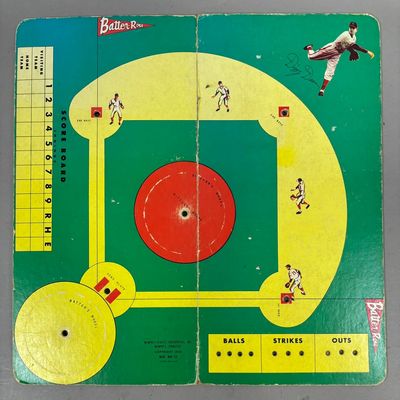 1955 Dizzy Dean Batter Rou Baseball Board Game