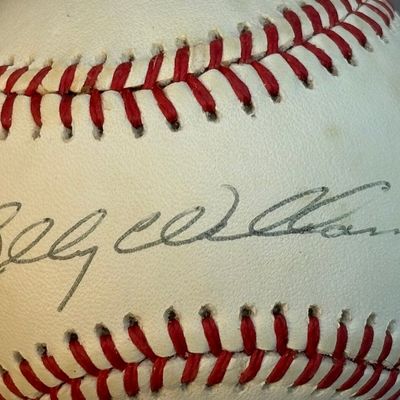 Billy Williams Single Signed ONL Rawlings Baseball