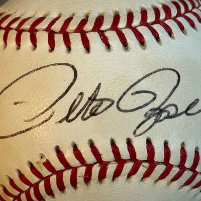 Pete Rose Single Signed Rawlings OAL Baseball