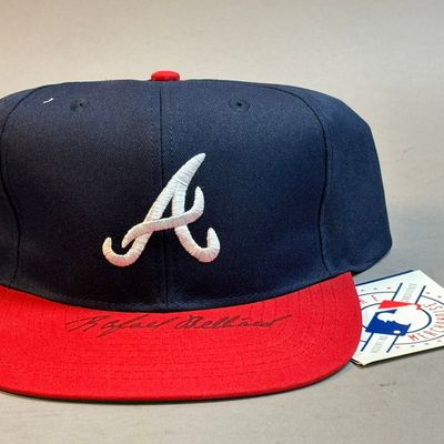 Rafael Belliard Atlanta Braves Signed Snapback Hat
