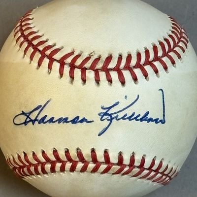 Harmon Killebrew Signed Rawlings OAL Brown Ball