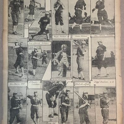 1906 Cleveland Leader Baseball CHICACO WHITE SOX