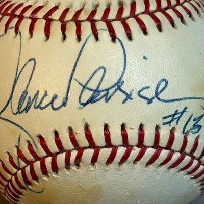 Lance Parrish Single Signed Rawlings OAL Ball