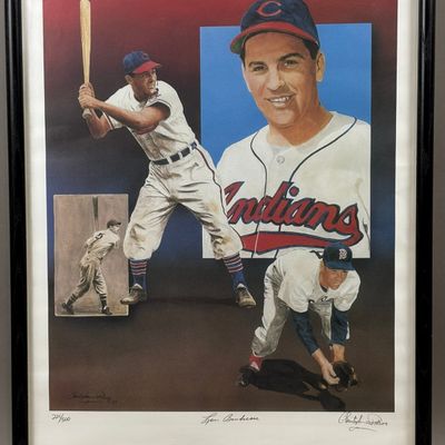 Christopher Paluso LOU BOUDREAU 221/500 Orig Art