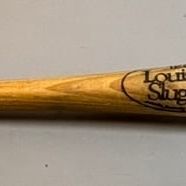 Jeff Husson Game Used Team Signed Expos Bat