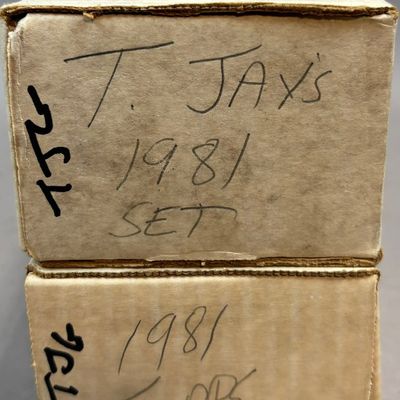 Pair Vintage 1981 Topps Baseball Complete Sets