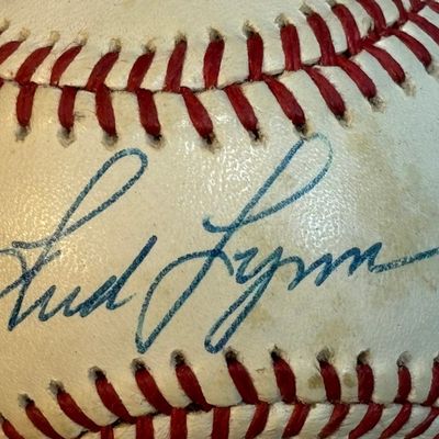 Fred Lynn Single Signed Rawlings OAL Baseball
