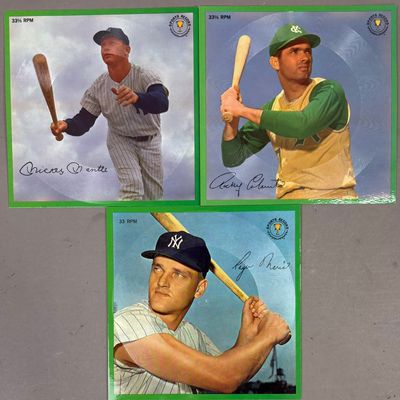 3 Mickey Mantle Roger Maris 1962 Auravision RPM