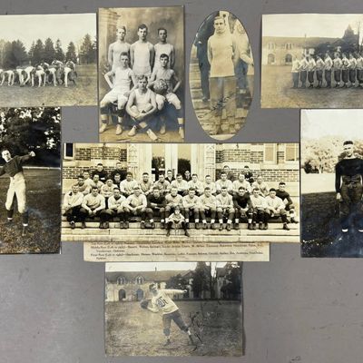 1919-21 MAC Type 1 Football Photos + Springer QB