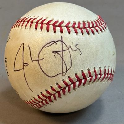 Single Signed Rawlings William White Baseball
