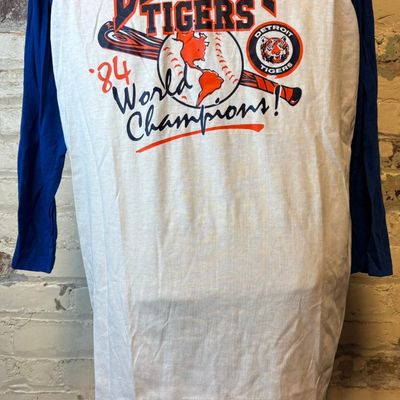 '84 Detroit Tigers World Champion 3/4 Sleeve Shirt