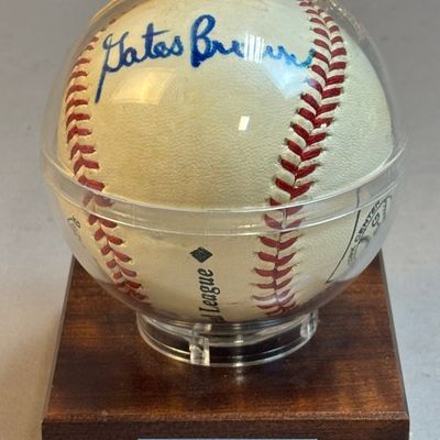 1968 Detroit Tigers Signed Baseball Brown Lolich