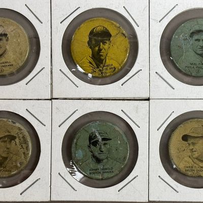 Lot 6 1933 PX3 Double Header Pinback Button