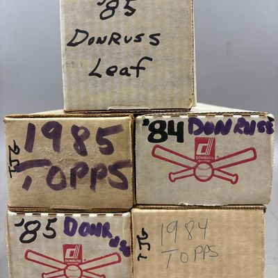 1984 1985 Donruss & Topps Complete Sets