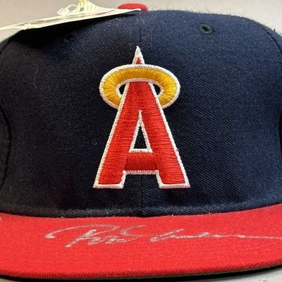 Rod Carew Signed Anaheim Angels New Era Sz 7 Hat