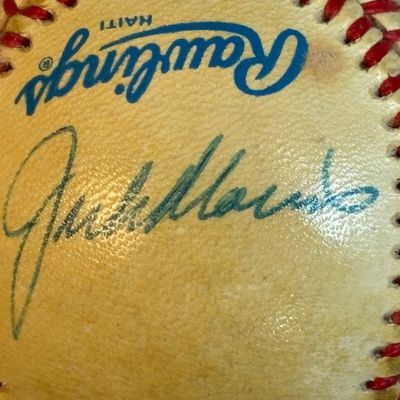 Jack Morris Single Signed Rawlings Brown Baseball