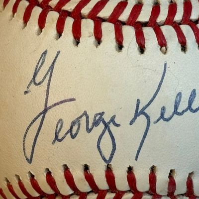 Rawlings HOF Single Signed George Kell Baseball