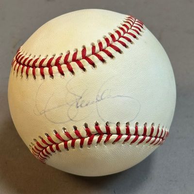 Dennis Eckersley Signed Brown Costa Rica Baseball