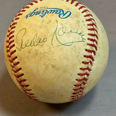 Moose Skowron Dual Signed Rawlings Brown Ball