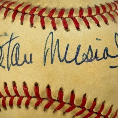 Stan Musial Rawlings ONL Single Signed Baseball