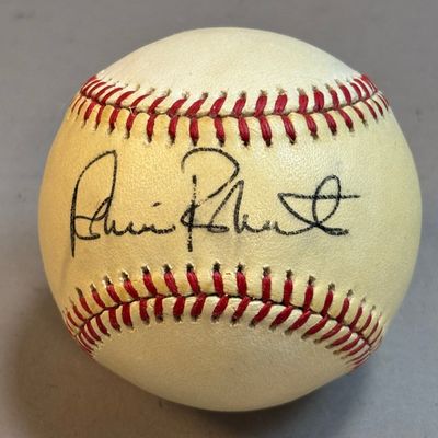 Robin Roberts Single Signed Giamatti Baseball