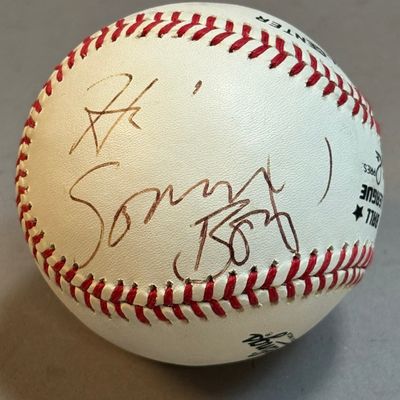 SONNY BONO William White Rawlings Signed Baseball