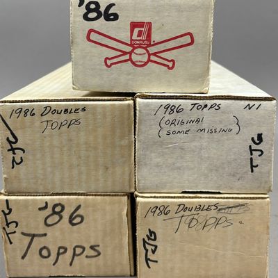 Lot 1986 Topps Donruss Baseball Card Set & call