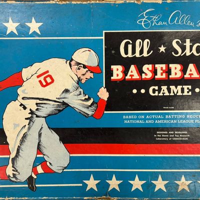 Ethan Allen's Original All Star Baseball Game Box