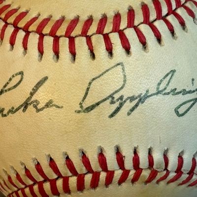 Luke Appling Single Signed Rawlings OAL Baseball