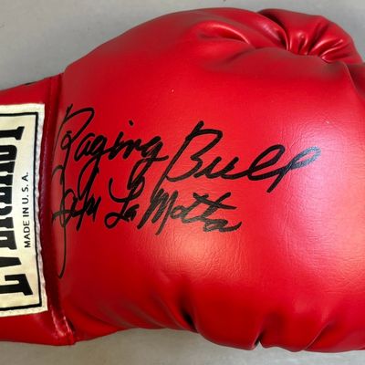 Jake LaMotta Raging Bull Signed Everlast Glove