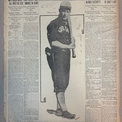 1906 Cleveland Leader FIELDER JONES Baseball News