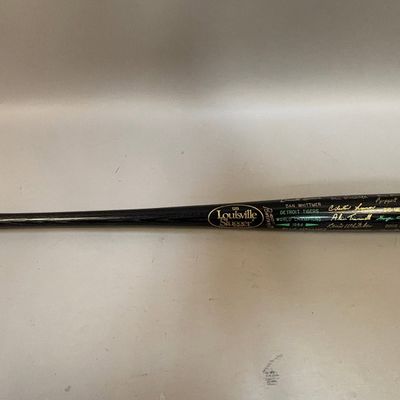 1984 Detroit Tigers World Champions Baseball Bat