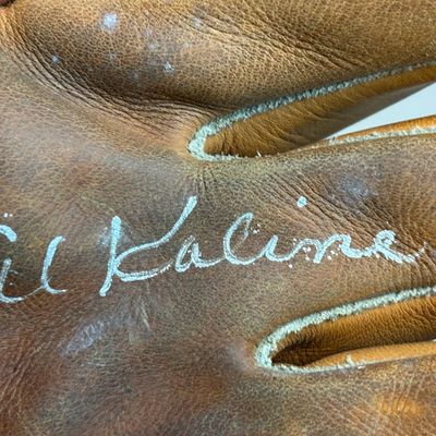 Al Kaline Signed Wilson A2204 Model Baseball Glove