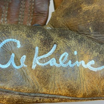 Al Kaline Signed JC Higgins 1632 Model Glove