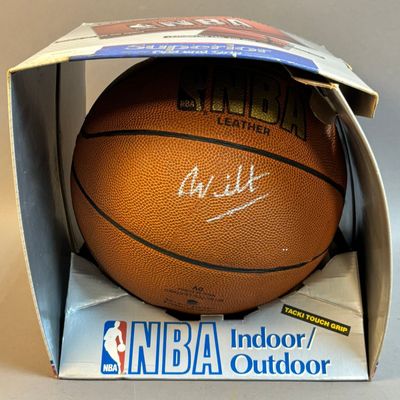 Wilt Chamberlain Signed Spalding NBA Basketball