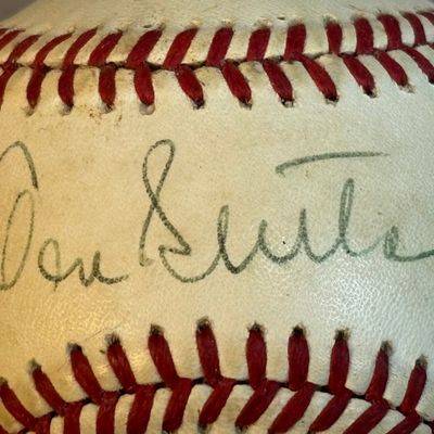 Don Sutton Single Signed Rawlings ONL Baseball