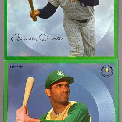Pair 1962 Auravision MICKEY MANTLE & Colavito RPM
