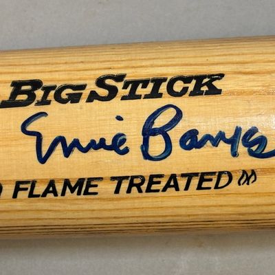 Billy Williams & Ernie Banks Signed Adirondack Bat