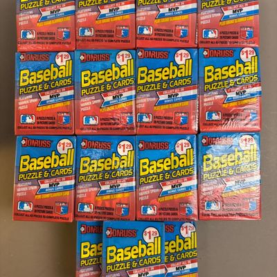 69 Sealed Packs 1989 Donruss Wax Packs