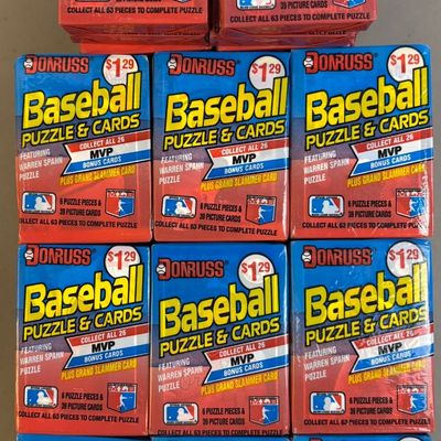 Lot 70 1989 Donruss Wax Packs Baseball Cards