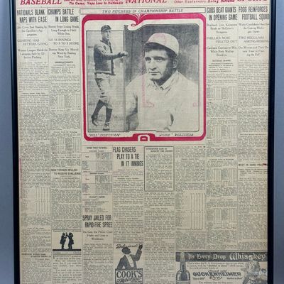 1907 CLEVELAND LEADER Newspaper Tigers Indians