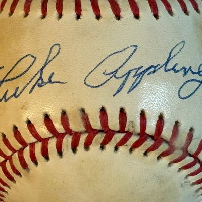 Luke Appling Signed Rawlings ONL Feeney Baseball