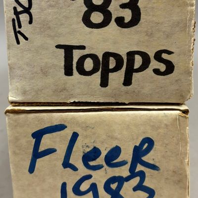 1983 TOPPS & FLEER COMPLETE BASEBALL CARD SETS