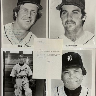 Lot 4 Tigers Original Ferrell Petry Evans Photos