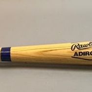 Game Used Signed Adirondack 34" Baseball Bat