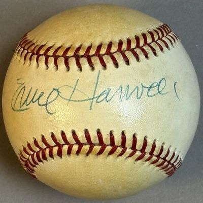Ernie Harwell Paul Carey Signed Rawlings OAL Ball