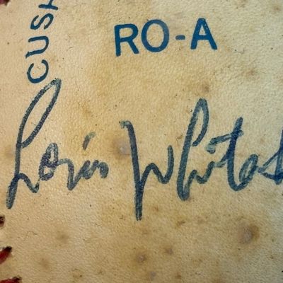 Lou Whitaker Single Signed Rawlings OAL Brown Ball